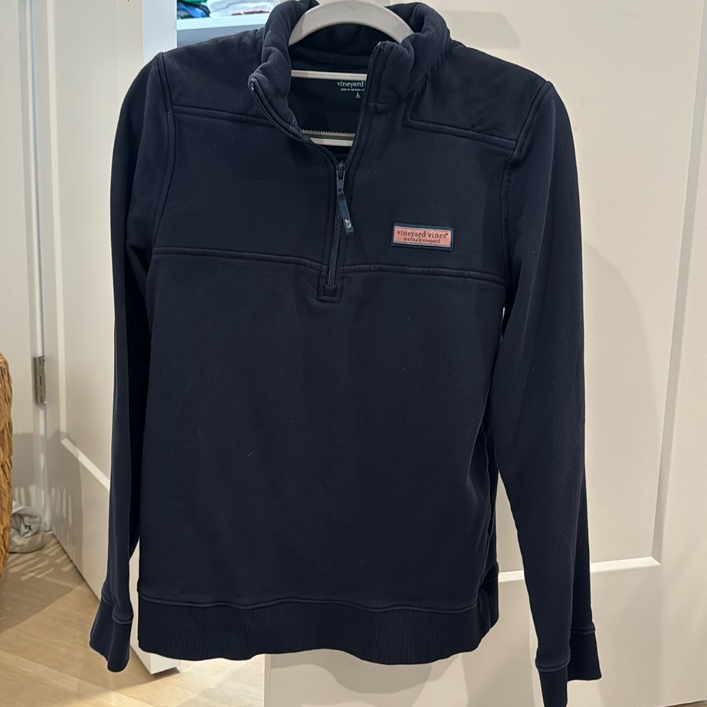 Vineyard Vines Boys Shep Shirt Pullover in navy size L (16) great condition